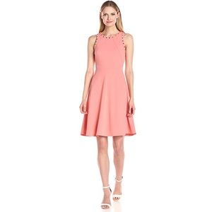 Ivanka Trump Scuba Dress with Grommets